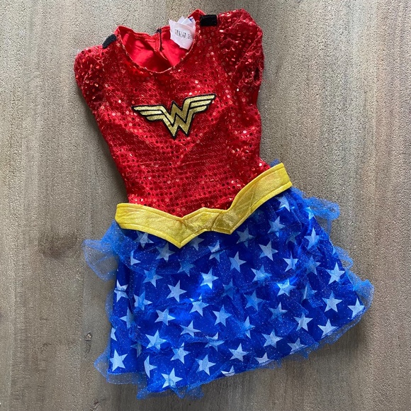 Wonder Woman Costume Kids Medium -K4 - Picture 3 of 8